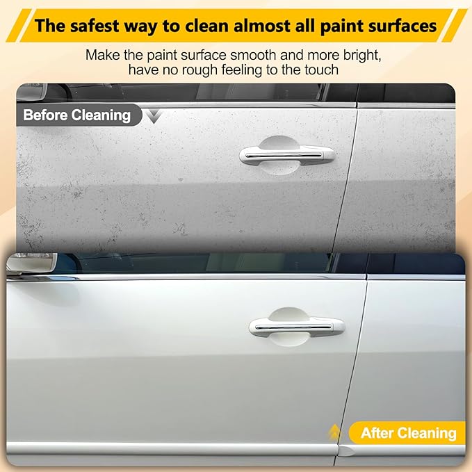 Fitosy Car Clay Bar 4 Pack 400g, Premium Grade No Scratch Magic Clays Bars Detailing Cleaner Kit Glass Deatil Cleaning with Washing and Adsorption Capacity for Auto SUV,RV,Truck