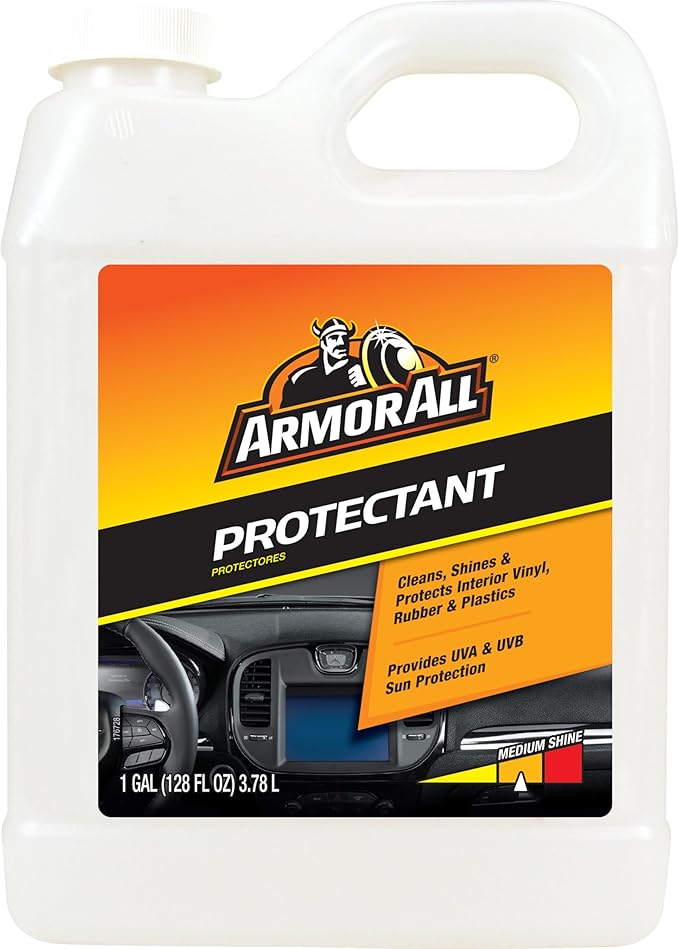 Armor All Car Protectant Refill, Car Interior Cleaner with UV Protection, 1 Gal Each