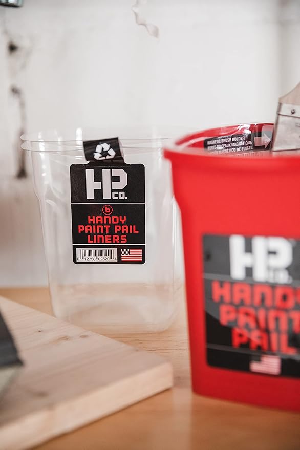 The Active Painter's Dream Package: Handy Paint Pail & Liner Combo + Free Paintbrush