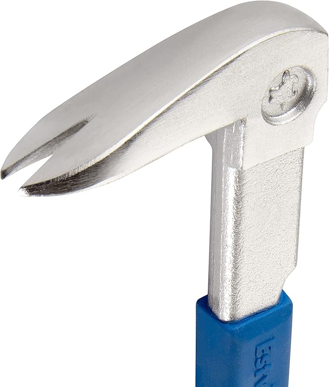 ESTWING Pro Claw Nail Puller - 9" Pry Bar with Forged Steel Construction & No-Slip Cushion Grip - PC210G