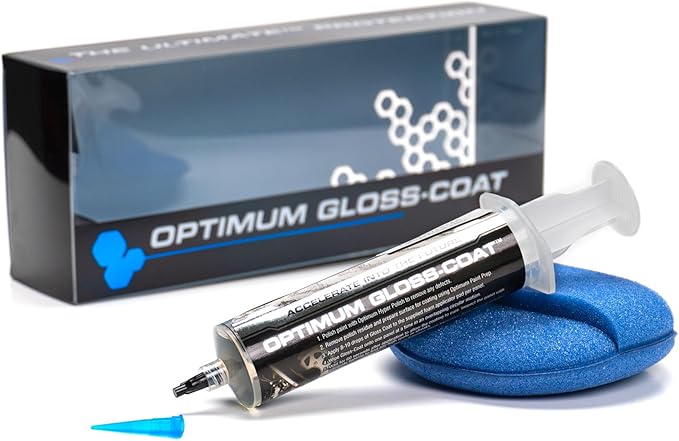 Optimum Gloss-Coat Ceramic Coating - One Vehicle Kit, 3 Year DIY Ceramic Coat, Protects Paint, Plastic, Wheels, Use on Cars, Trucks, SUVs, Boats, RVs (10 CC)