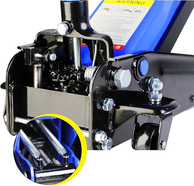 2T 2.5T 3T 4T Low Profile Floor Jack Capacity 4400 lbs 5500Lbs 6600 lbs 8800lbs with Dual Piston,Steady Steel Quick Lift Pump 3.3"-15.2" 3.5"-19.5" 5.1"-20" 4"-21" Lifting Range Height,Black+Blue