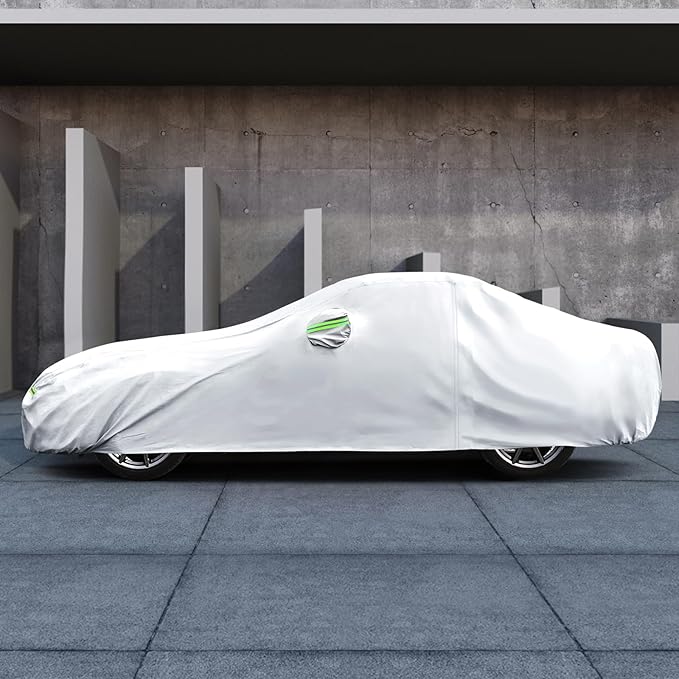Car Cover Custom Fit for Mazda MX-5 Miata (1989-2026), Migaven Waterproof Full Exterior Cover Sun Rain Protection with Door Zipper and Cotton Lining