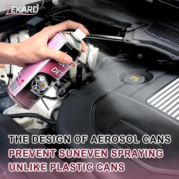 Car Interior Cleaner, Leather Cleaner, 15 oz. Large-Capacity Interior Detailer in Iron Can, Wheel Cleaner, Suitable for Cleaning Rubber, Plastic, and Leather Surfaces Inside Vehicles (1 Bottle)
