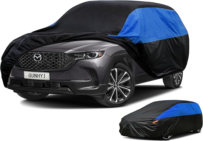 Mazda Car Cover Custom Fit Mazda CX50 CX-50 Waterproof All Weather, Lightweight Full Car Cover Outdoor Sun UV Rain Dust Snow Wind Protection.
