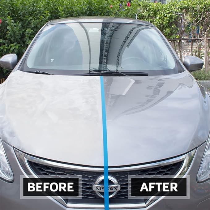 Ceramic Coating for Cars Wax & Polish Detailing Spray - Automotive Clean Shine Protect Paint Sealant Waterless Wash Hydrophobic SiO2 Top Clear Coat for Car, SUV, Motorcycle, RV, Boat, Yacht 8oz