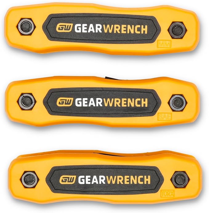 GEARWRENCH 25 Piece SAE/Metric/Torx® Folding Hex Key Set - 83512
