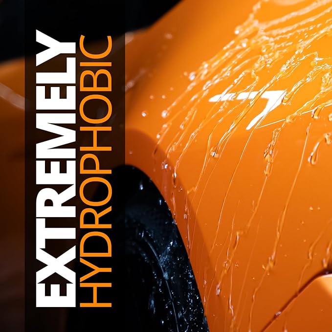 CERAKOTE® Platinum Rapid Ceramic Paint Sealant Spray - 128 oz. - Maximum Gloss & Shine – Extremely Hydrophobic – Unmatched Slickness - Ceramic Spray Coating - 50 Wash Rating
