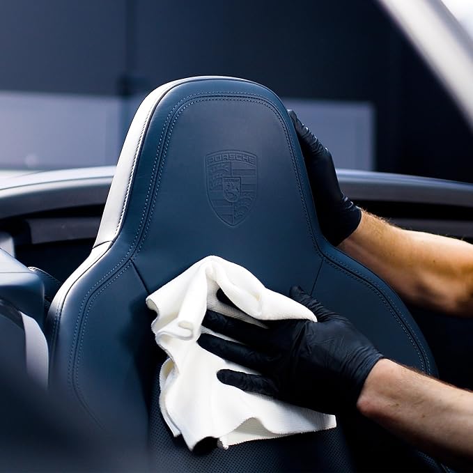 Gyeon Leather Shield EVO 50 ml - Ceramic Coating for Leather | All Types of Natural Leather, Tesla Vegan | No Change in Finish of Upholstery |Repels Dirt and Liquid | Car Interior UV Protector