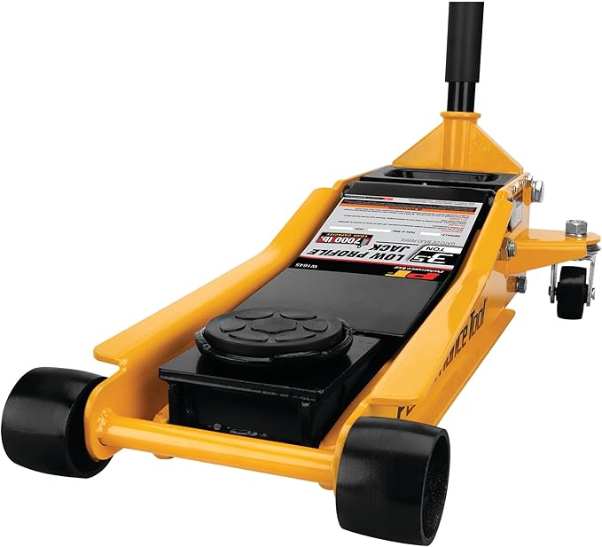 Performance Tool W1645 Professional Low-Profile Swiveling Floor Jack, 3.5-Ton Capacity, Lift Range 3-1/2-Inch to 20-1/2-Inch