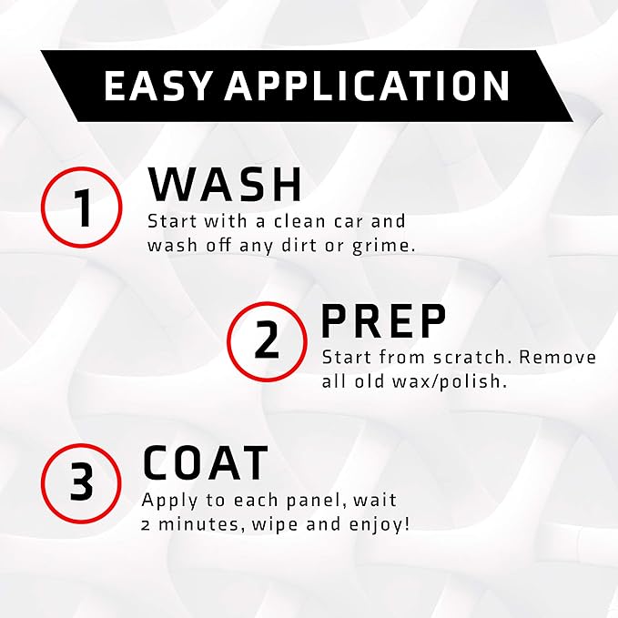 Veros Sprayable Ceramic Coating - One Year of Protection - Extremely Hydrophobic, Wipe on Wipe Off, Si02 Protection