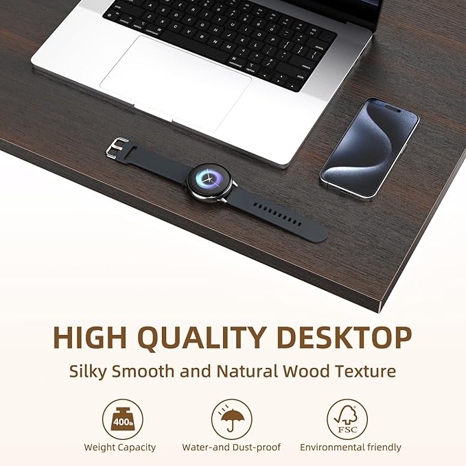Universal Solid One-Piece Wood Table Top, 43"x24"x1" Workbench Top - Rectangular Particle Board for Standing Desk, Home Office Desk Countertop DlY, Washer Dryer, Coffee, Bar Tabletop