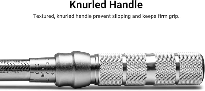 Capri Tools 50-250 Inch Pound Industrial Torque Wrench, 1/4" Drive