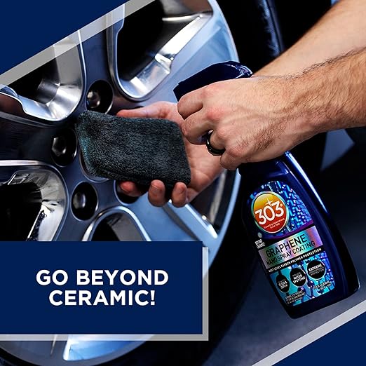 303 Products Graphene Nano Spray Coating - Enhanced Gloss Finish & Depth, Water Repellent, UV Resistant, Helps Prevent Scratches, Beyond Ceramic Coating for Cars, Car Detailing Spray, 15.5oz.