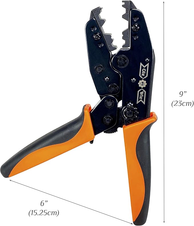 RF Coax Ratchet Crimp Tool For RG58 RG59 RG62 RG11 RG8 RG213 0.256" 0.429" 0.068" 0.213" G-H3D2