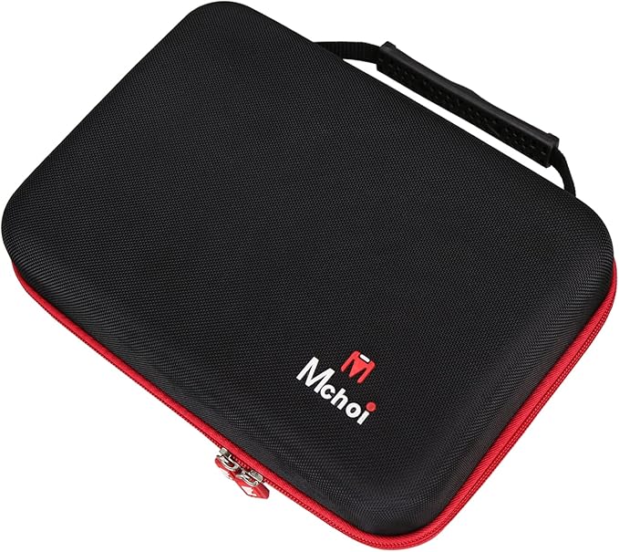 Mchoi Hard Carrying Case Suitable for TEROMAS Tire Inflator Air Compressor, Portable DC/AC Air Pump for Car Tires, Waterproof Shockproof Air Compressor Travel Protective Case, Case Only