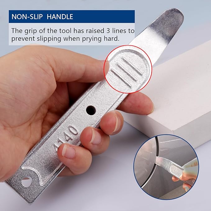 4140 Pry Tool, 1pc Pry Bar Trim Removal Tool, Pocket Pry Bar, Car Trim Removal Tool Kit, Easily Removes Trim, Paneling, Sheet Metal, Fasteners, and More (1)