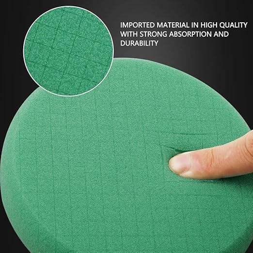 T120 Heavy-Cut Foam Polishing Pads, SPTA 3Pcs 6.5 Inch Face for 6 Inch 150mm Backing Plate Compound Buffing Sponge Pads for Car Buffer Polisher Compounding, Polishing and Waxing -FPTSS6G-3