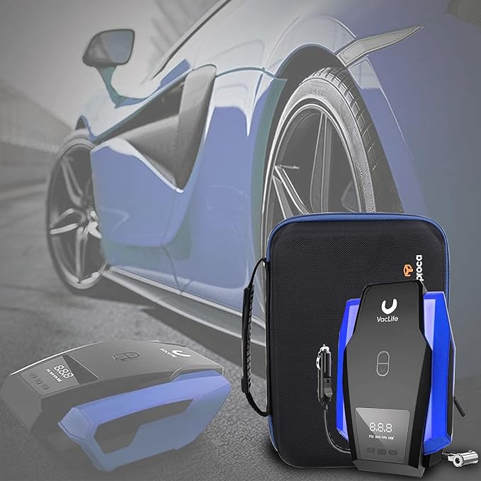 Aproca Portable Hard Storage Protective Case, for Powools Tire Inflator Portable Air Compressor Air Pump and Accessories