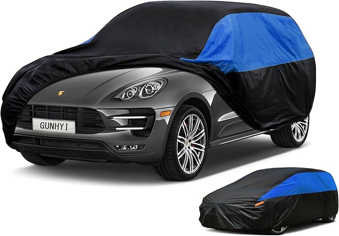 Porsche Car Cover Custom Fit Porsche Macan Waterproof All Weather, Lightweight Full Car Cover Outdoor Sun UV Rain Dust Snow Wind Protection.