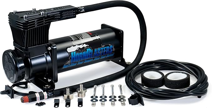 HornBlasters 1NM Stealth Black Air Compressor