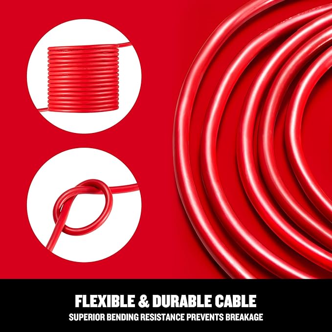 CRAFTSMAN 75 Ft. Heavy-Duty Extension Cord 14/3 SJTW, Waterproof Indoor/Outdoor Power Cable with Lighted 3-Prong Plug, 13A/1625W/125V, ETL Certified