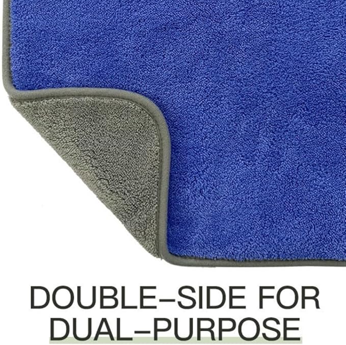 Microfiber Cleaning Towel for Kitchens and Cars, 10 Pack. Ultra-Soft, Thick, Quick-Drying, 500GSM, for Car Polishing and Detailing