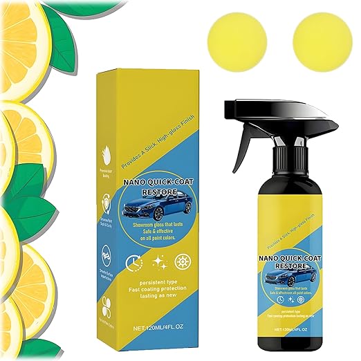 2026 Upgrade Nano Quick Coat Restore, Car Nano Quick-Coat Restore-Coating Spray, Car Nano Coating Spray, Advanced Automobile Quick Effect Coating Agent, Glazing Finish Car Paint Sealant (1PC)