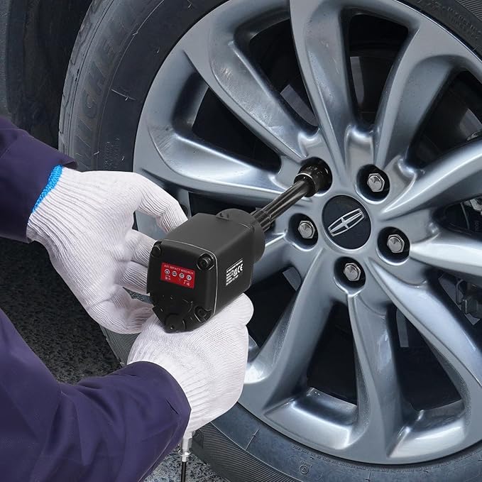 VEVOR Air Impact Wrench, 3/8-Inch Drive Air Impact Gun, Up to 690ft-lbs Nut-busting Torque, Lightweight Pneumatic Impact Wrench for Auto Repairs and Maintenance