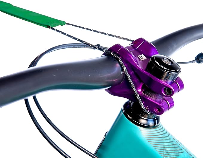 E-Bike/Adult Connect Bike Bungee Tow Rope | MTB & Cycling Stretch Pull Strap | Compatible with Any Bicycle | Ride Further (Adult Green) - Made in The USA