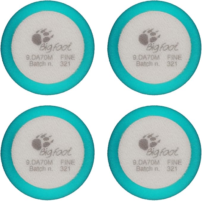 RUPES D-A Intermediate Foam Pads (Light Blue) Ø 54/70mm, 4 pcs