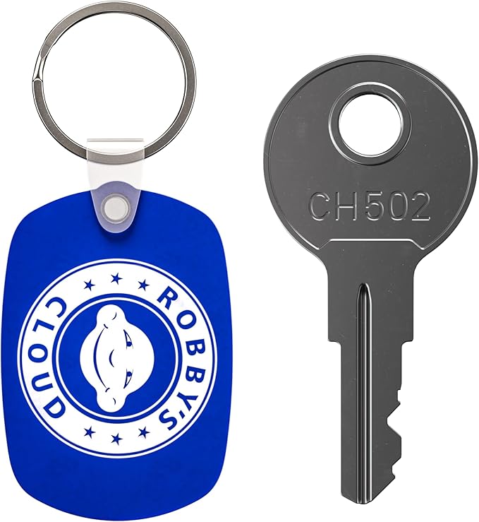 CH502 Replacement Key for Truck Tool Boxes and Paddle Handle Tool Boxes Marked CH-502-1 Robby’s Cloud Keychain Included (1-Pack) - Key Style May Vary