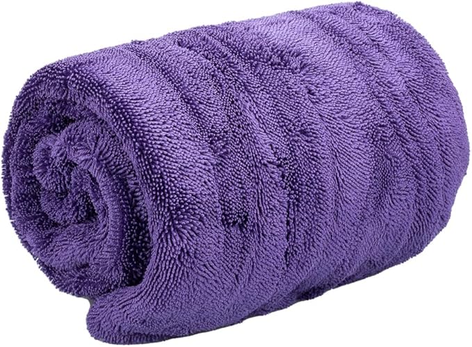 Maxshine - Car Drying Towel, Rinse Free Microfiber Towel for Car Detailing, 1200 GSM, Double Sided, Large Microfiber Towels for Car Drying, Plush Car Wash Towels (6, 24" x 36")