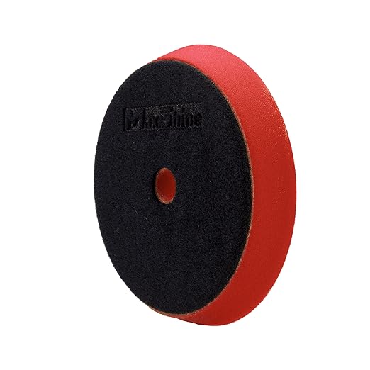 Maxshine 5” Universal High Pro Foam Pad Set – Compatible with DA & Rotary Polishers – Professional Detailing Pad for Heavy Cutting, Cutting, Polishing, & Finishing – Hook & Loop Backing