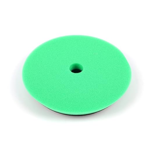 Maxshine 6" Universal Polishing Foam Pad for Cutting – Low Profile Hook & Loop Pad with Rubber Backing – Compatible with Long Throw DA Polishers – EVA Foam for Heat & Pressure Absorption
