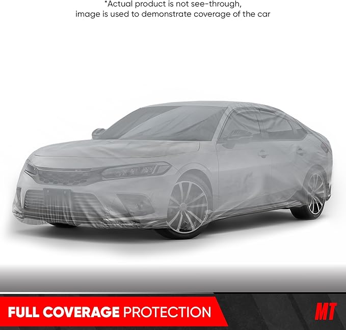 MotorTrend Custom Fit Car Cover For Honda Civic 2006-2020, All-Weather Protection for Cars Trucks & SUVs, UV Resistant Waterproof Scratch-Resistant, Perfect Fit Vehicle Cover for Outdoor & Indoor
