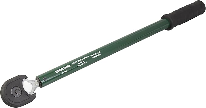 Steelman 1/2-Inch Drive x 80 Foot-Pound Pre-Set Torque Wrench Tool for Auto and Tire Technicians, Powder-Coated, Meets ASME Standards