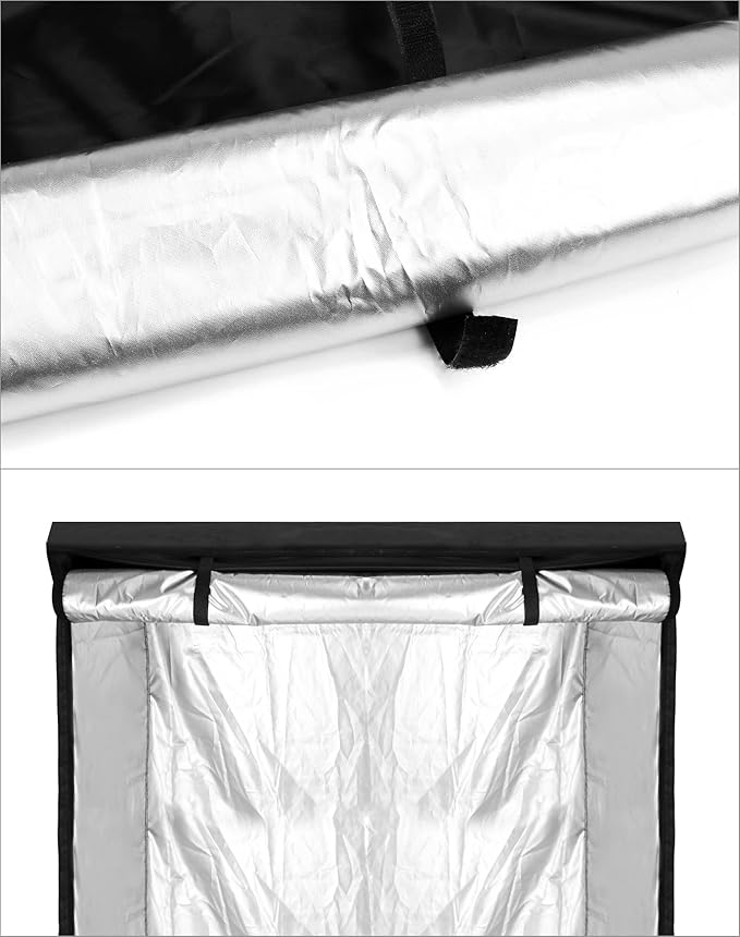 QWORK Storage Shelving Unit Cover, Wire Rack Cover for Shelf 36X14X72in, 210D Oxford Cloth, Keeps Rack Clean, for Home, Office, Storage and Garage, Black