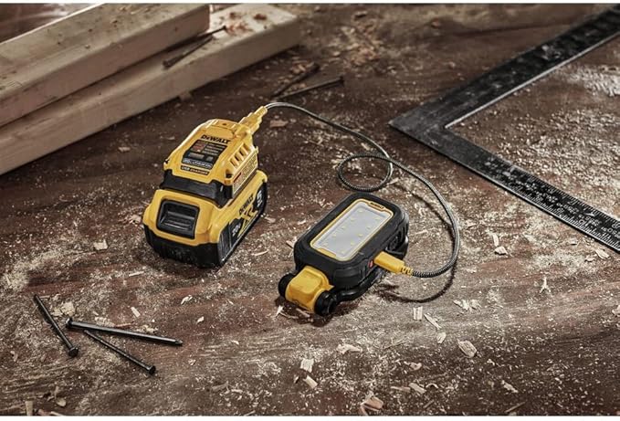 DEWALT LED Light, Powerful and Compact Work Light, Magentic Handle, USB-C Rechargeable (DCL182)