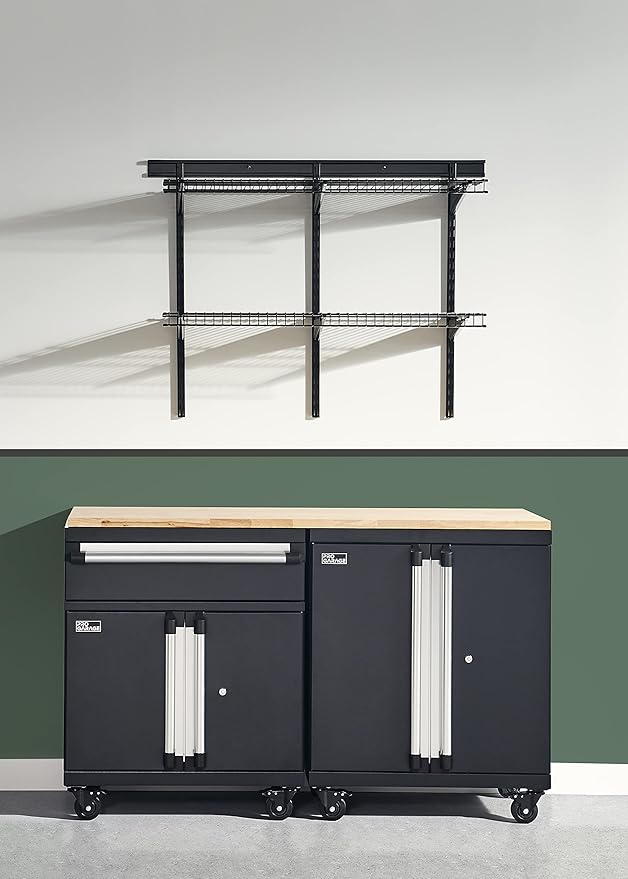 ClosetMaid ProGarage Workbench Top, Heavy Duty Rubberwood, Scratch Resistant, Durable, for Garage or Workshop
