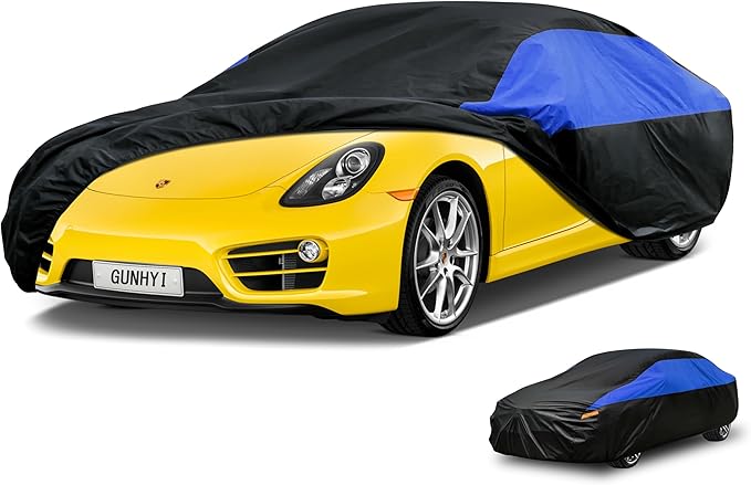 Porsche Car Cover Custom Fit Porsche 911 (991/992/996/997 Series) Carrera 4S/Turbo/Carrera Waterproof All Weather, Lightweight Full Car Cover Outdoor Sun UV Rain Dust Snow Wind Protection.