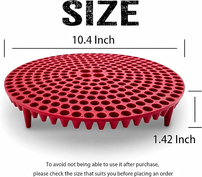 10.4" Heavy Duty Grit Trap (2-Pack) & Wash Mitt Kit - Premium Car Wash Bucket Filter Insert, Dirt Separator, Fits 3.5-5 Gallon (Red Kit)