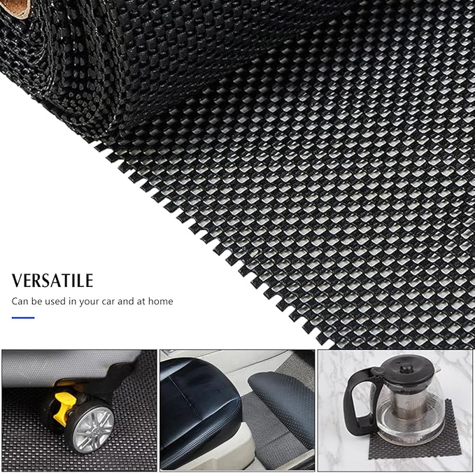 Car Roof Rack Pads, 47" X 40" Vehicle Rooftop Cargo Bag Protective Mat, Non-Slip Automotive Roof Cushioned Protection Layer Accessories, Universal for SUV, Sedan, Truck (Black)