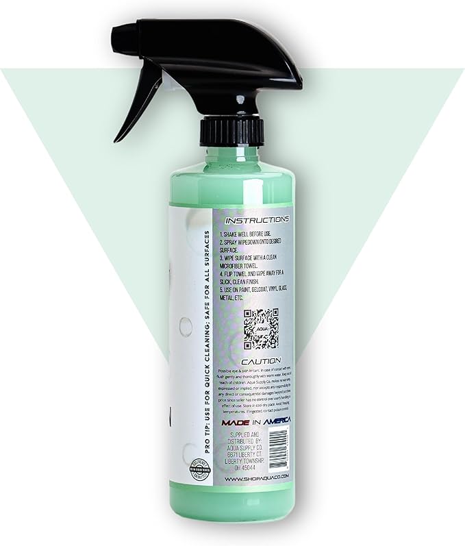 WIPEDOWN Ceramic Quick Detailer & Waterless Car Wash Spray | Clean, Shine, Protect | Car Truck Boat RV Motorcycle Marine | Hydrophobic Coating | UV Protection | Gloss Shine | USA Made