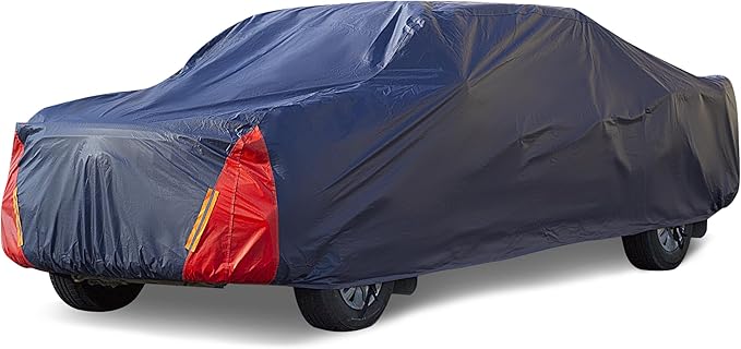 Truck Cover Waterproof All Weather for Automobiles, 6 Layers Outdoor Full Exterior Cover Rain Sun UV Snowproof Protection (Length Up to 228 inch)