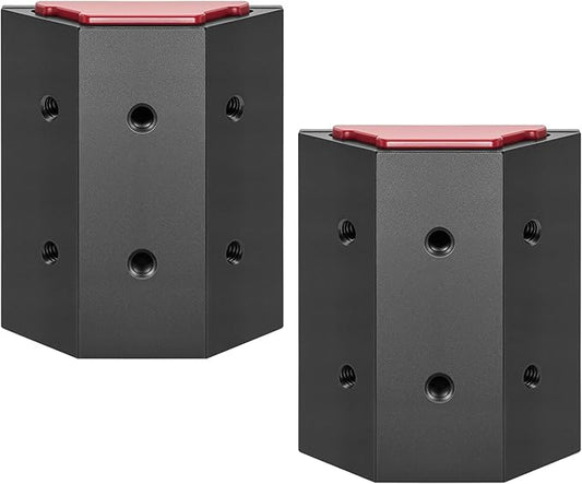 Rail Clip Compatible with ToughBuilt StackTech Tool Box with Rails, DIY Mounting Connector for Custom Tool Holders and Accessories, No-Drill Clip for Side Rail System