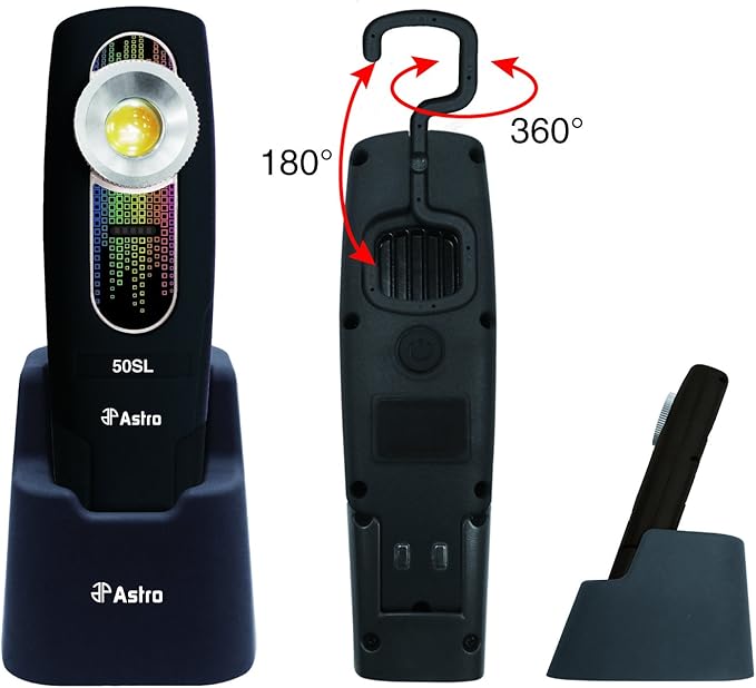 Astro Pneumatic Tool 50SL Sunlight 400 lm CRI 97 Rechargeable Handheld Color Match Light