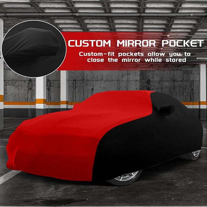 Indoor Car Cover Replace for 2009-2025 Nissan 370Z, Luxurious Stretch Satin Custom-fit Indoor Car Cover for Dust-Proof, Underground Garage, Car Show (370Z)