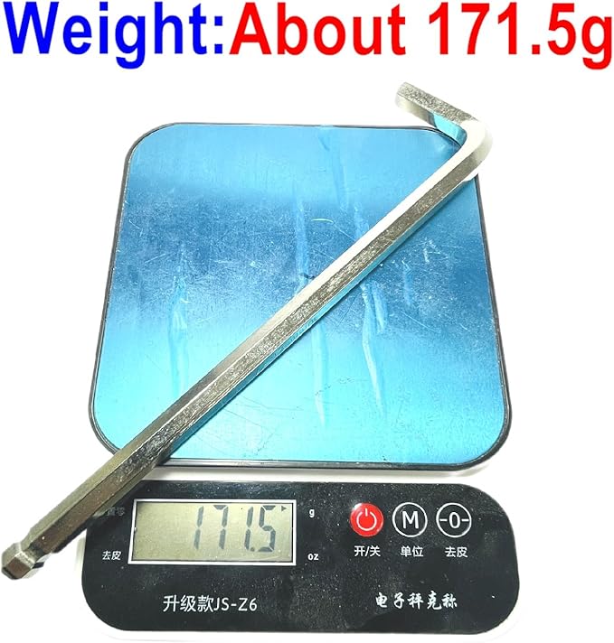 1pcs 10mm Ball End Allen Wrench sets,10mm Hex Key Wrench set,10mm ball end Hex Driver allen key Door Key L Shaped hex wrench set with Long Arm 224mm lengh.10mm ball end hex wrench