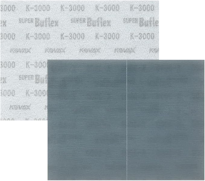 Super Buflex Flexible Dry Sanding Sheets, Black K-3000, Hook & Loop, 191-1531, 25 Sheets